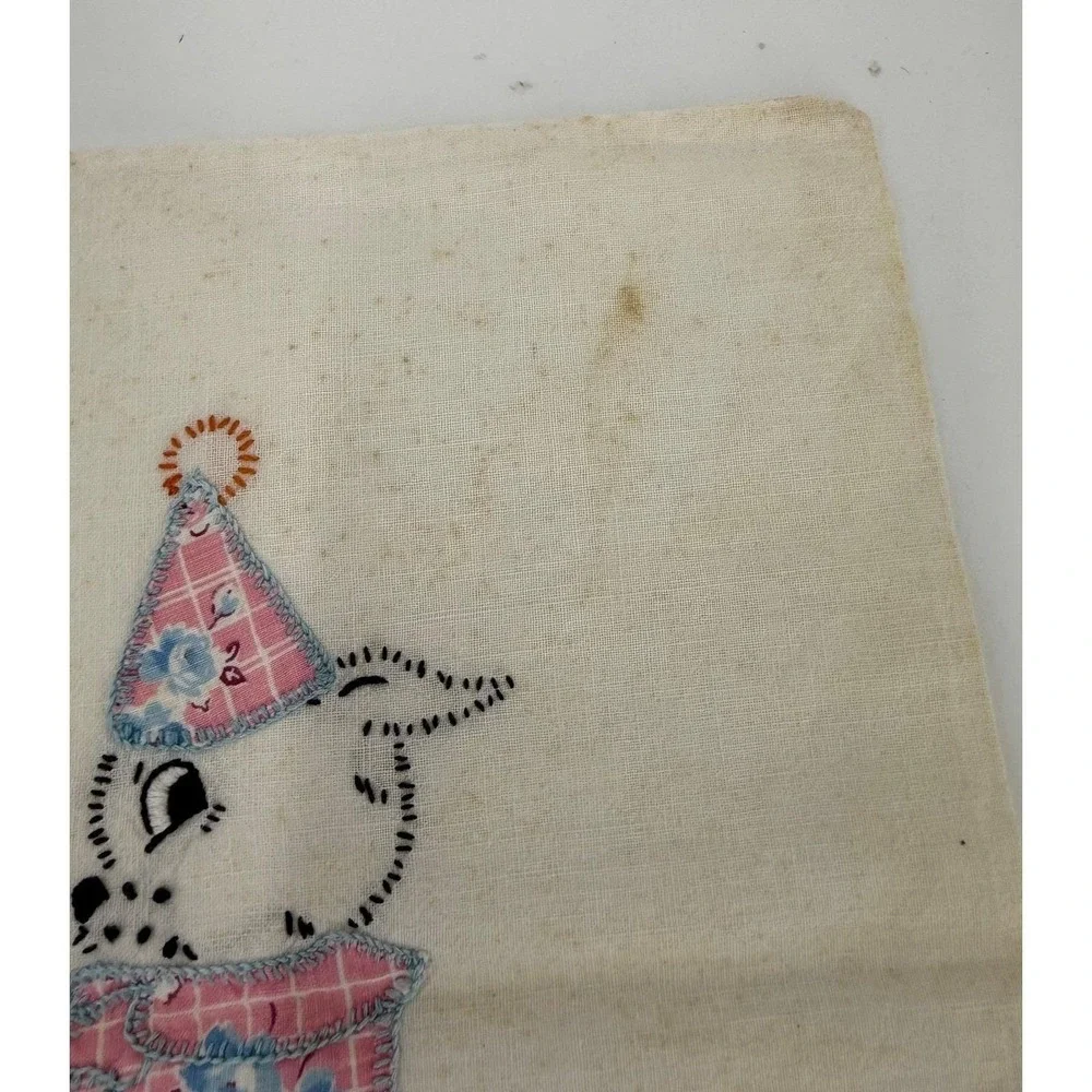 Vintage Handmade Pillowcase-approximately 11